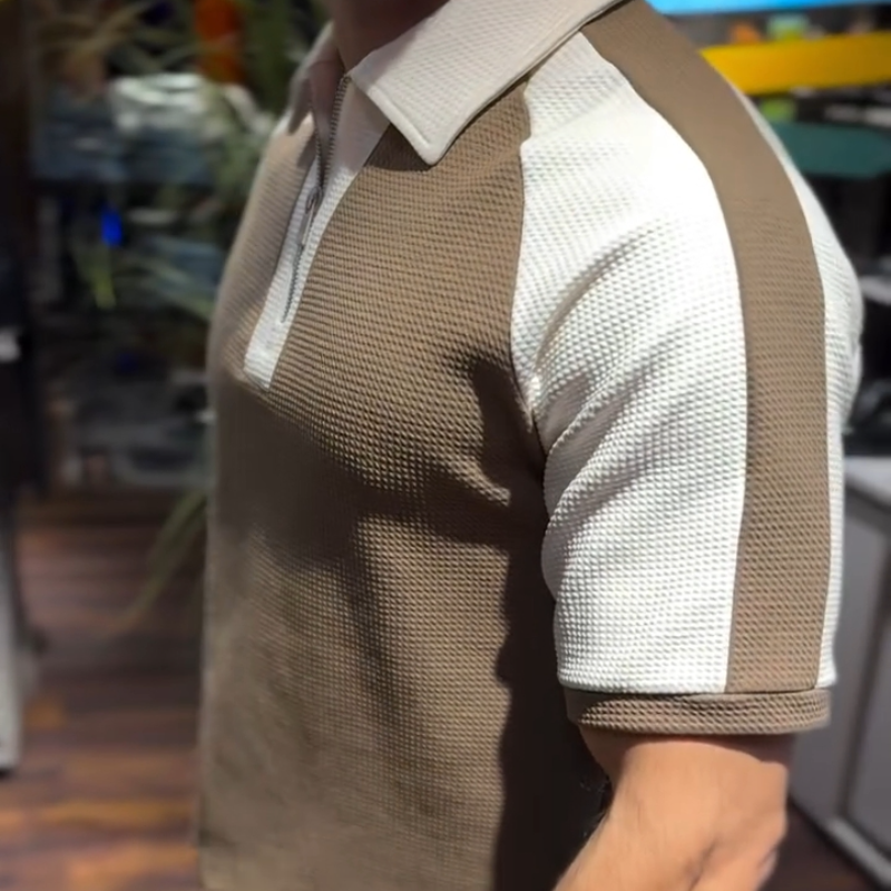 Men's Casual Knitted Soft Polo Shirt