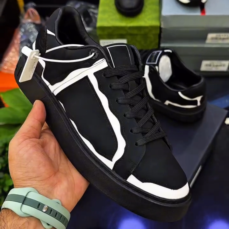 Men's Leather Casual Board Shoes