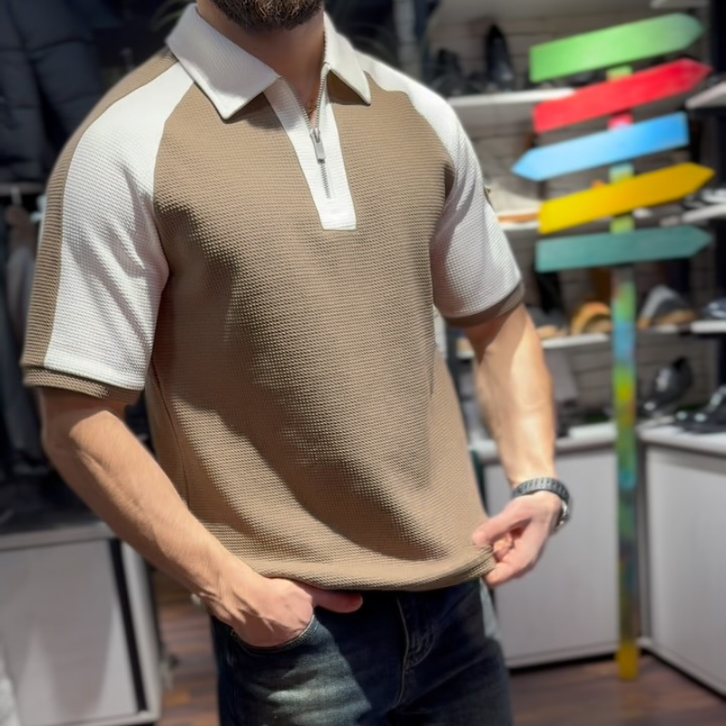 Men's Casual Knitted Soft Polo Shirt