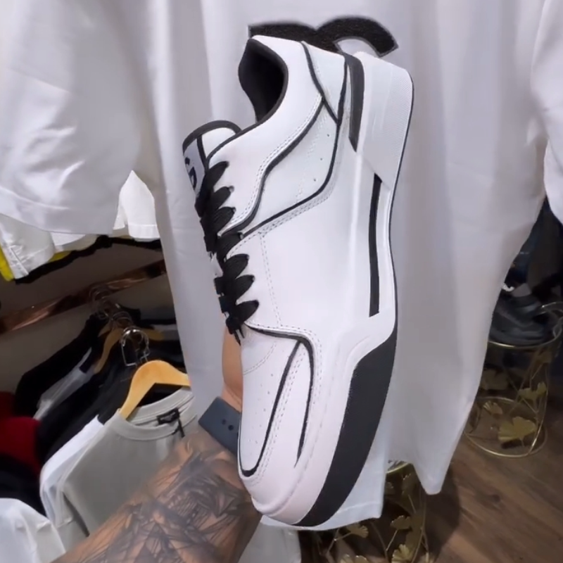 Men's Classic Casual Fashion White Board Shoes