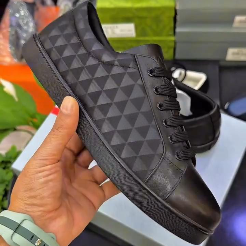 Men's Black Casual Sport Board Shoes